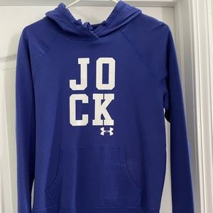 Royal blue Under armour hoodie/pull over